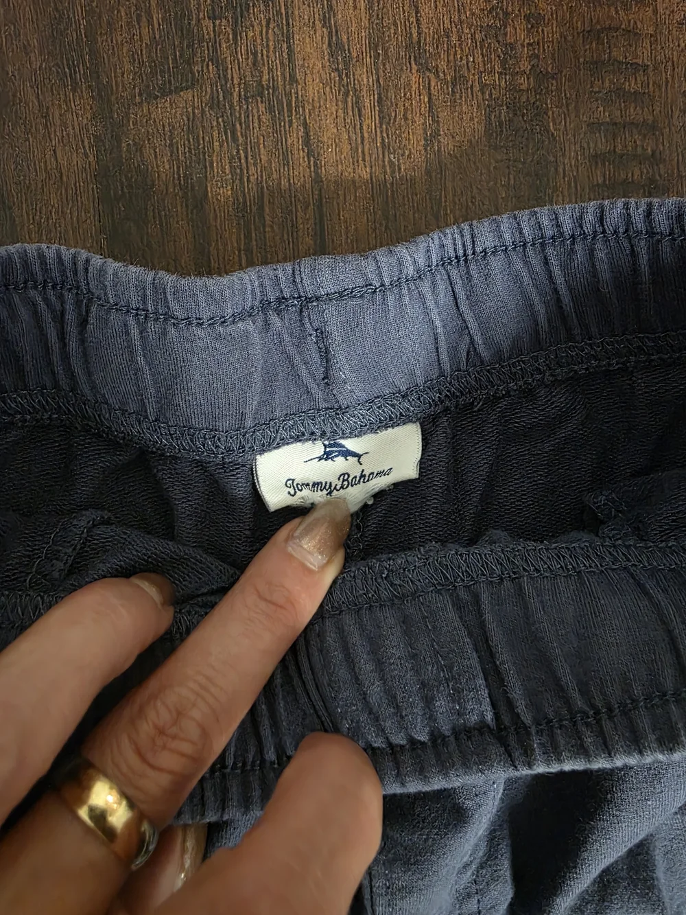 Tommy Bahama Kids Gray Joggers & Navy Blue Shorts Set